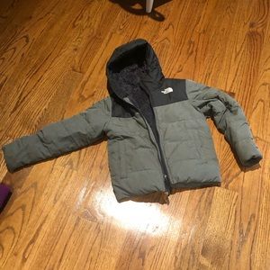 North face down boys coat